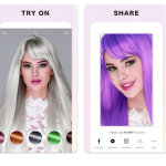 Fabby look: Cách tải và sử dụng Ứng dụng thay đổi màu tóc miễn phí trên điện thoại