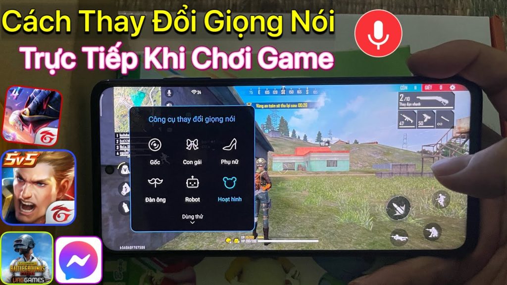 App thay đổi giọng nói khi chơi game