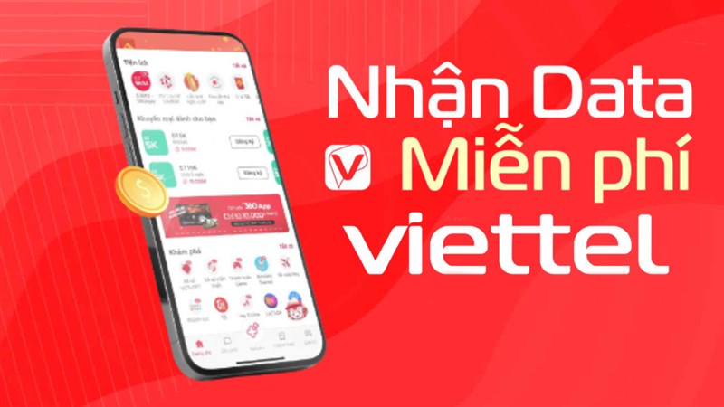 App nhận data miễn phí Viettel