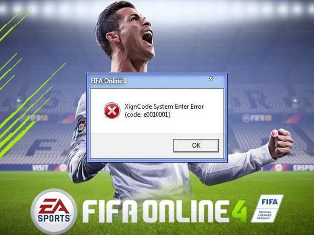 Lỗi không vào được Fifa Online 4 xigncode