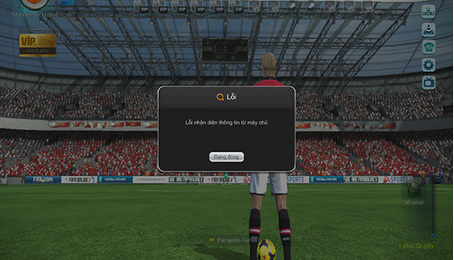 Lỗi không vào được trận đấu game Fifa Online 4