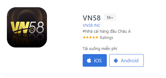 Tải app VN58 trên Android