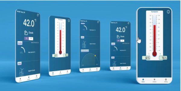 App đo nhiệt độ trong phòng IOS