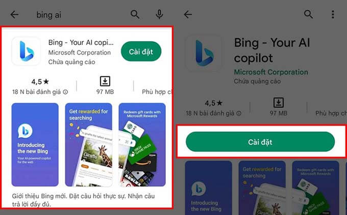 Cách cài đặt Bing AI Chat trên điện thoại