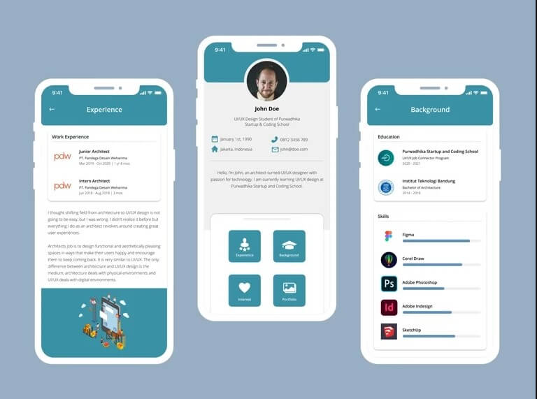 App tạo CV trên điện thoại iPhone