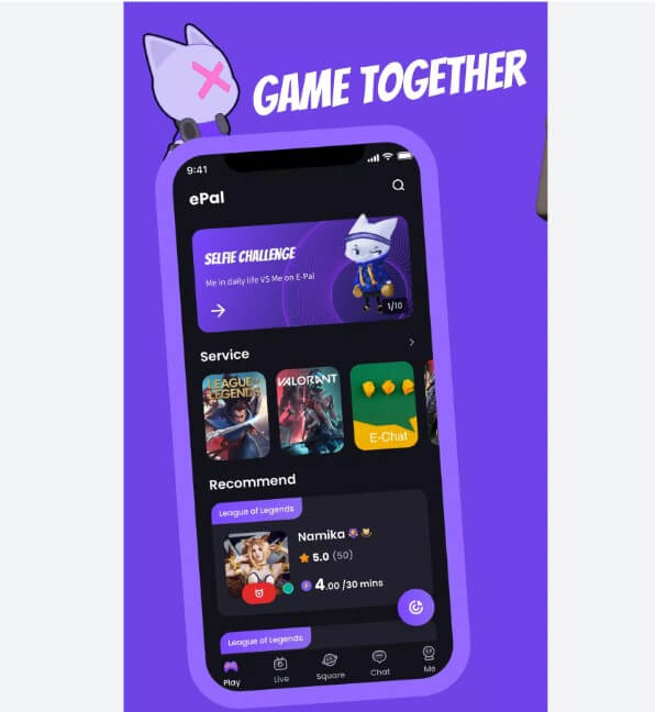 app thuê người chơi game cùng