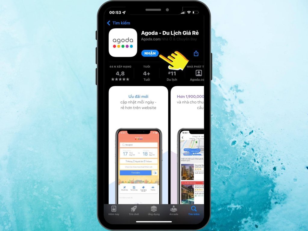Cách tải app Agoda về điện thoại 2
