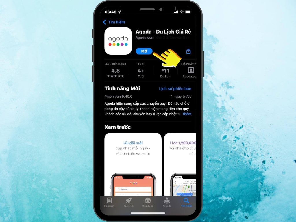 Cách tải app Agoda về điện thoại 3