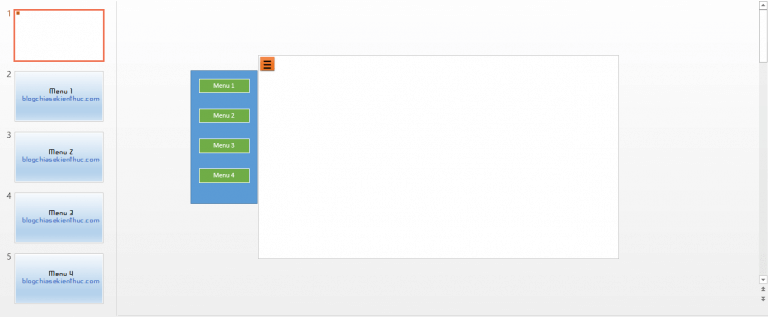 Cách thiết kế menu bằng Powerpoint