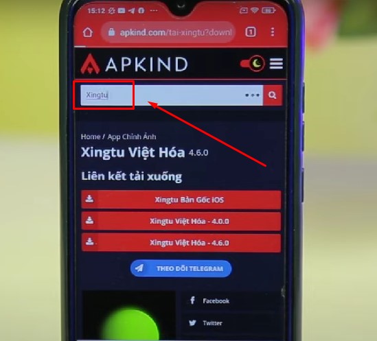 Cách đổi ngôn ngữ app Xingtu sang tiếng Việt