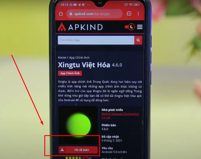 Cách đổi ngôn ngữ app Xingtu Việt Hóa