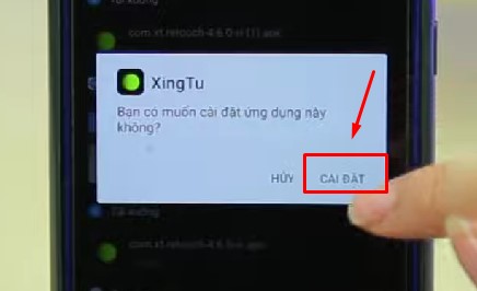 Cài đặt đổi ngôn ngữ app Xingtu sang tiếng Việt Android